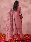 Lovable Pink Thread Work Georgette Casual Wear Pant Suit With Dupatta - Zeel Clothing