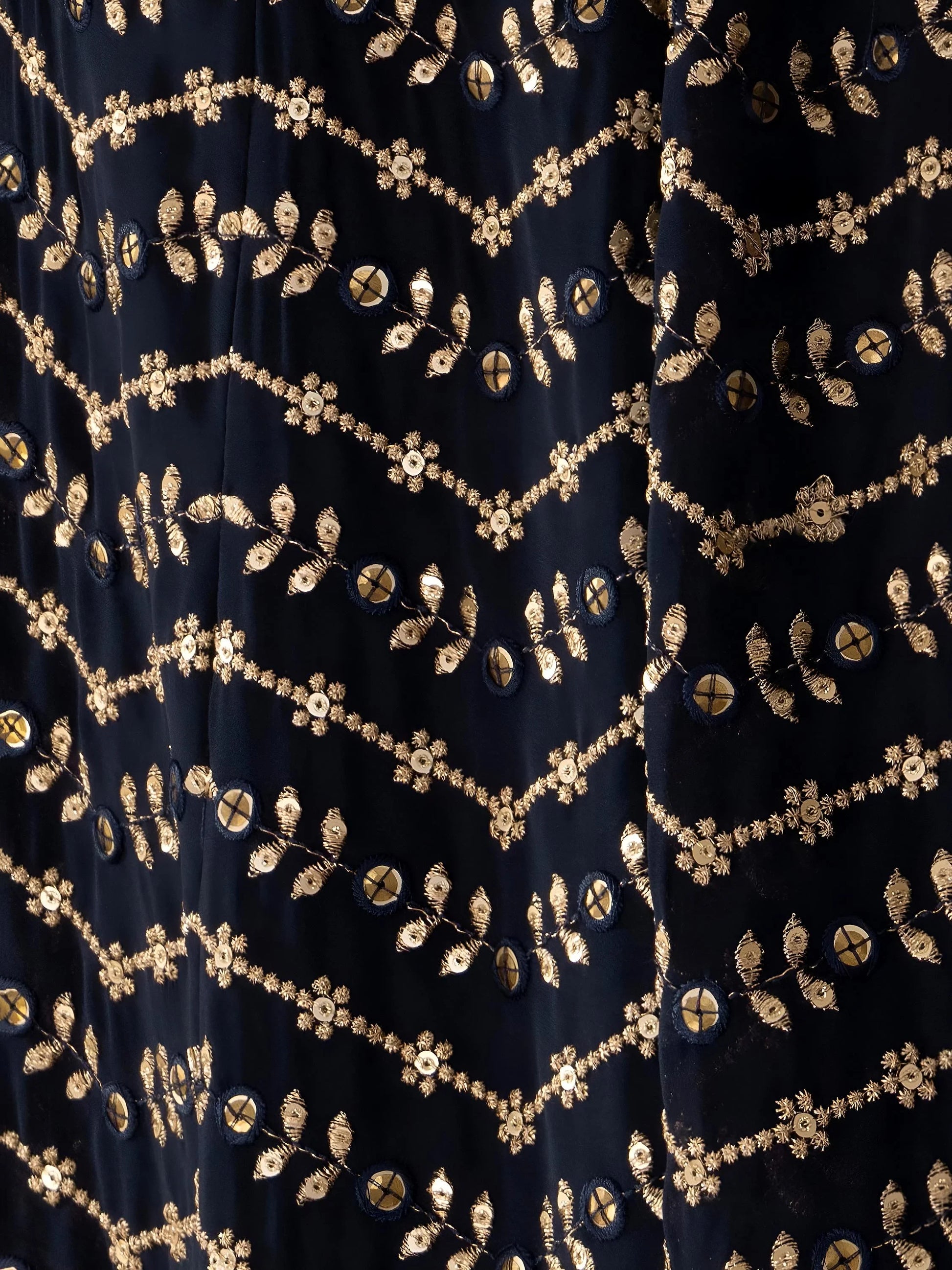 Lovely Blue Sequins Georgette Party Wear Lehenga Choli With Dupatta