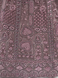 Lovely Lilac Thread Embroidered Net Monochrome Lehenga Choli With Dupatta - Zeel Clothing
