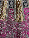 Lovely Maroon Dori Work Velvet Lehenga Choli With Double Dupatta - Zeel Clothing