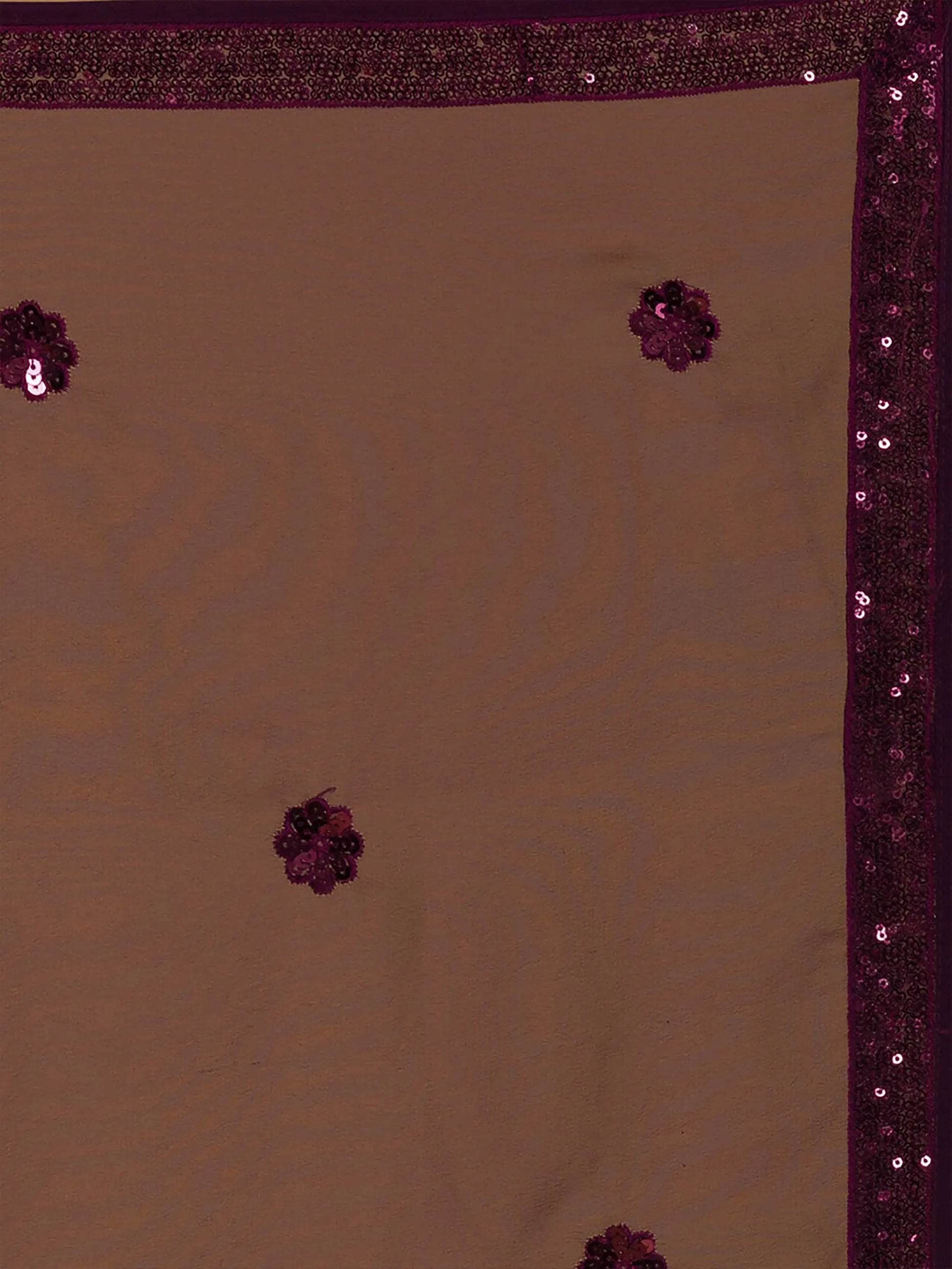 Lovely Purple Embroidered Georgette Party Wear Lehenga Choli - Zeel Clothing
