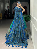 Lovely Teal Green Digital Printed Tussar Silk Event Wear Lehenga Choli - Zeel Clothing