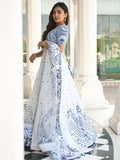 Lovely White Thread Work Sangeet Wear Lehenga Choli With Net Dupatta - Zeel Clothing