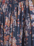 Magnetic Blue Floral Printed Chiffon Function Wear Palazzo Suit - Zeel Clothing