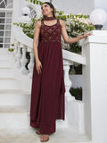 Magnific Maroon Embroidered Georgette Festival Wear Salwar Kameez - Zeel Clothing