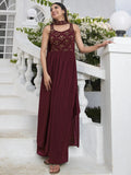 Magnific Maroon Embroidered Georgette Festival Wear Salwar Kameez - Zeel Clothing