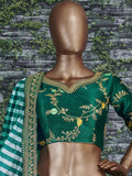 Marvellous Green Color Bridalwear Embroidered Lehenga Choli - Zeel Clothing