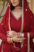 Marvelous Maroon Sequins Georgette Engagement Wear Anarkali Gown - Zeel Clothing