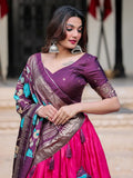 Marvelous Pink Patola Printed Silk Occasion Wear Lehenga Choli - Zeel Clothing