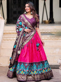 Marvelous Pink Patola Printed Silk Occasion Wear Lehenga Choli - Zeel Clothing