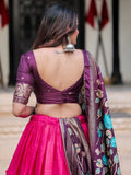 Marvelous Pink Patola Printed Silk Occasion Wear Lehenga Choli - Zeel Clothing