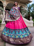 Marvelous Pink Patola Printed Silk Occasion Wear Lehenga Choli - Zeel Clothing