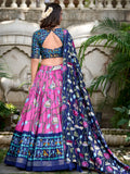 Marvelous Pink Patola Printed Silk Traditional Lehenga Choli - Zeel Clothing