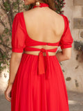 Marvelous Red Georgette Party Wear Lehenga With Designer Crop Top - Zeel Clothing
