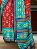Marvelous Red Printed Silk Traditional Saree With Blouse - Zeel Clothing