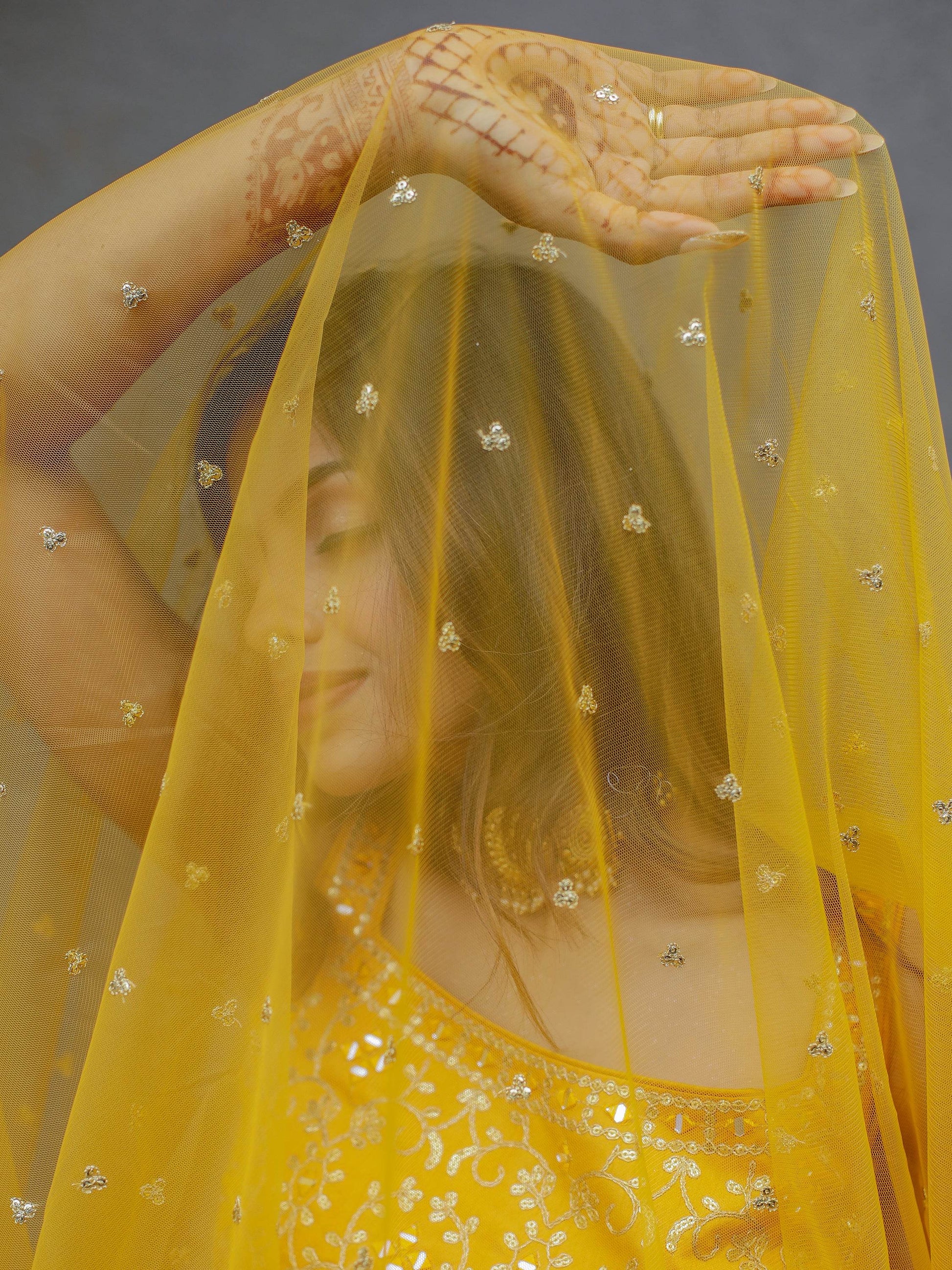 Marvelous Yellow Chinon Digital Printed Haldi Wear Lehenga Choli - Zeel Clothing