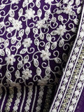 Mesmerizing Purple Thread Work Georgette Engagement Wear Lehenga Choli With Dupatta - Zeel Clothing