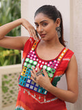 Outstanding Multi-Color Bandhej Print Georgette Traditional Long Kurti - Zeel Clothing