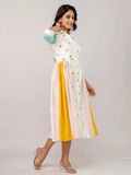 Phenomenal White Embroidered Cotton Festive Wear Kurti - Zeel Clothing