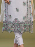 Plushy Lavender Net Embroidered Party Wear Salwar Suit With Dupatta - Zeel Clothing