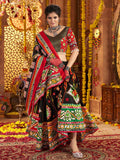 Precious Black Digital Printed Cotton Navratri Wear Lehenga Choli With Dupatta - Zeel Clothing