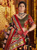 Precious Black Digital Printed Cotton Navratri Wear Lehenga Choli With Dupatta - Zeel Clothing