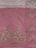 Precious Rose Pink Zircon Work Net Bridesmaid Lehenga Choli With Dupatta - Zeel Clothing