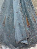 Precious Sky Blue Sequins Net Bridesmaid Lehenga Choli With Dupatta