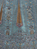 Precious Sky Blue Sequins Net Bridesmaid Lehenga Choli With Dupatta