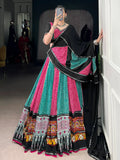 Pretty Pink Bandhej Print Rayon Navratri Special Lehenga With Blouse - Zeel Clothing