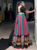 Pretty Pink Bandhej Print Rayon Navratri Special Lehenga With Blouse - Zeel Clothing