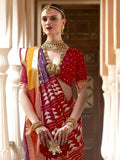 Pretty Purple Digital Printed Patola Silk Wedding Wear Saree - Zeel Clothing