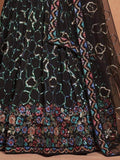 Ravishing Black Sequins Georgette Designer Lehenga Choli With Dupatta - Zeel Clothing
