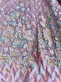 Ravishing Lilac Embroidered Georgette Ceremonies Wear Lehenga Choli - Zeel Clothing