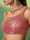 Ravishing Mustard Yellow Sequins Georgette Lehenga Choli With Dupatta - Zeel Clothing