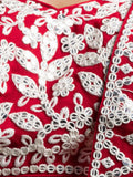 Ravishing Red Thread Work Georgette Bridal Wear Lehenga Choli - Zeel Clothing