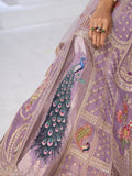 Regal Lavender Zari Weaving Banarasi Silk Engagement Wear Lehenga Choli