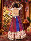 Regal Multi-Color Bandhani Printed Georgette Navratri Special Lehenga Choli - Zeel Clothing
