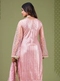 Remarkable Baby Pink Sequins Work Net Festival Wear Salwar Suit - Zeel Clothing