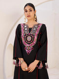 Significant Black Thread Embroidered Rayon Festive Wear Co-Ord Set - Zeel Clothing