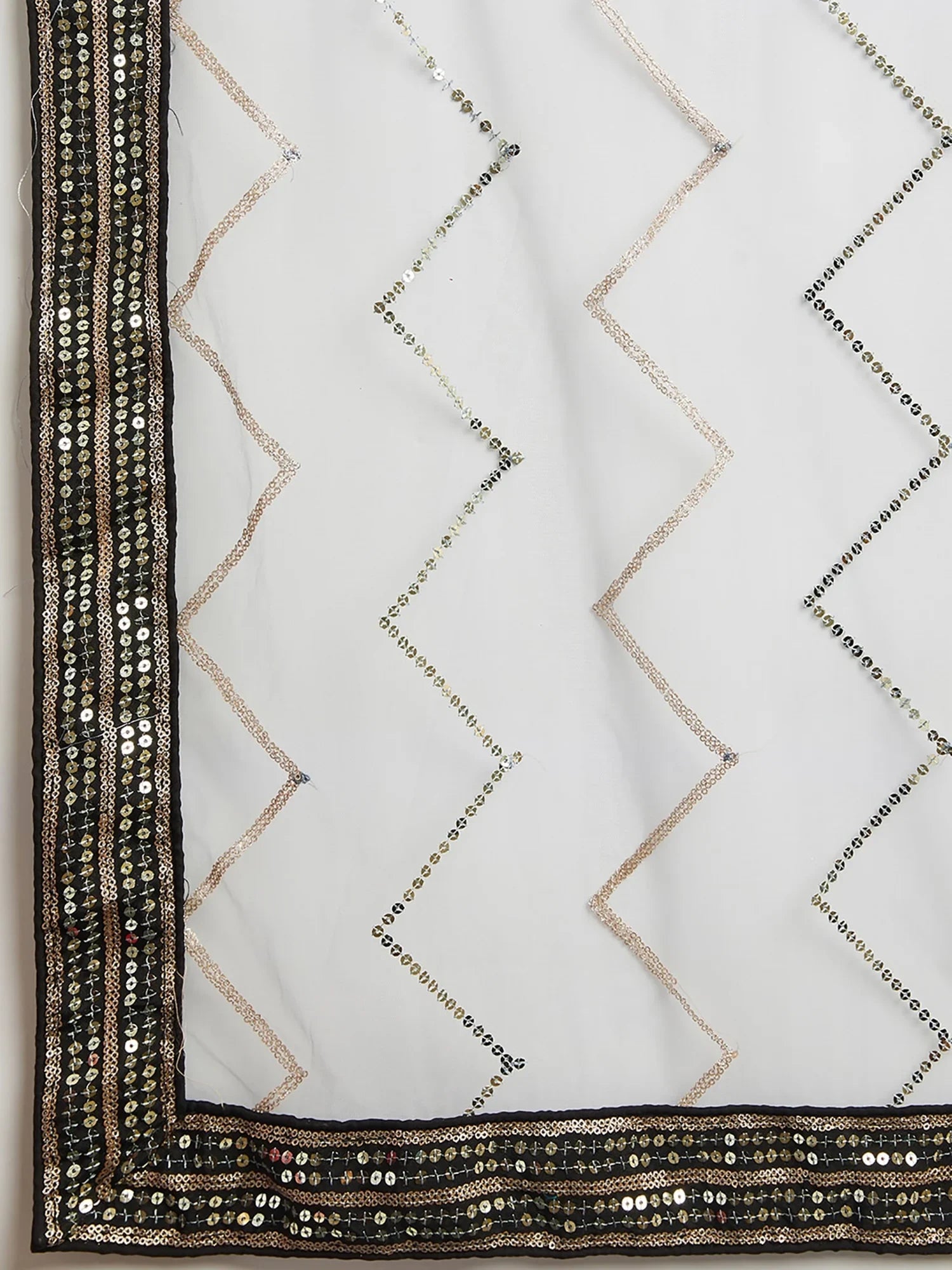 Sparkle Black Sequins Art Silk Cocktail Party Wear Lehenga Choli - Zeel Clothing