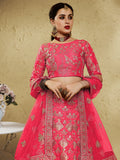 Spectacular Peach Sequins Work Slub Silk Traditional Wear Lehenga Choli - Zeel Clothing