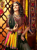 Splendid Black Digital Printed Silk Festive Special Lehenga With Blouse - Zeel Clothing