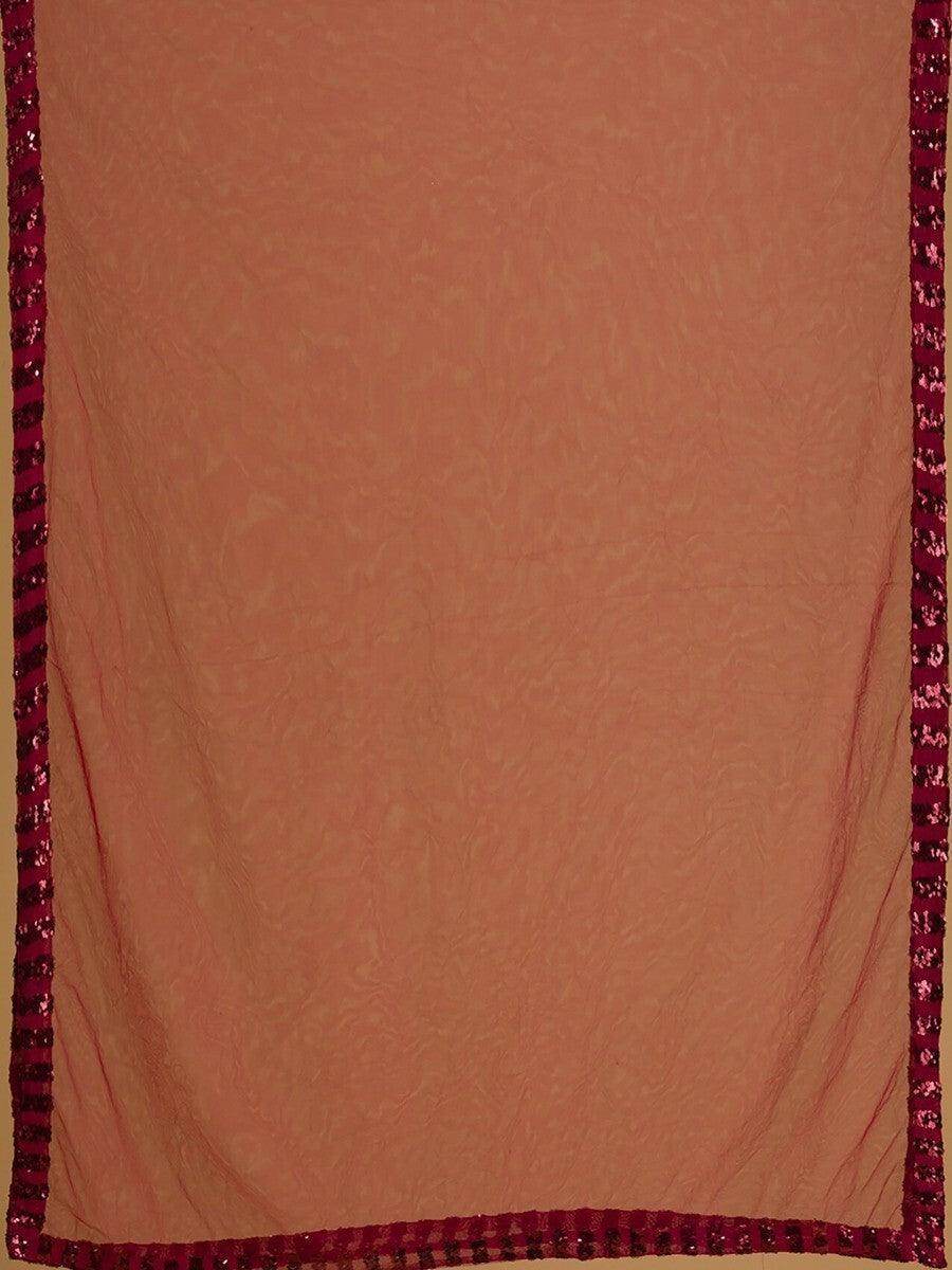Splendid Red Embroidered Georgette Engagement Wear Lehenga Choli - Zeel Clothing
