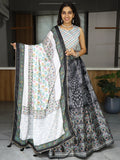 Stunning Black Printed Art Silk Event Wear Lehenga Choli With Dupatta - Zeel Clothing