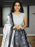 Stunning Black Printed Art Silk Event Wear Lehenga Choli With Dupatta - Zeel Clothing