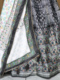 Stunning Black Printed Art Silk Event Wear Lehenga Choli With Dupatta - Zeel Clothing