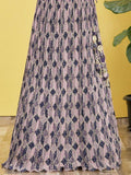 Stunning Blue Zari Work Chinon Traditional Lehenga Choli - Zeel Clothing