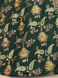 Stunning Green Embroidered Art Silk Wedding Wear Lehenga Choli - Zeel Clothing