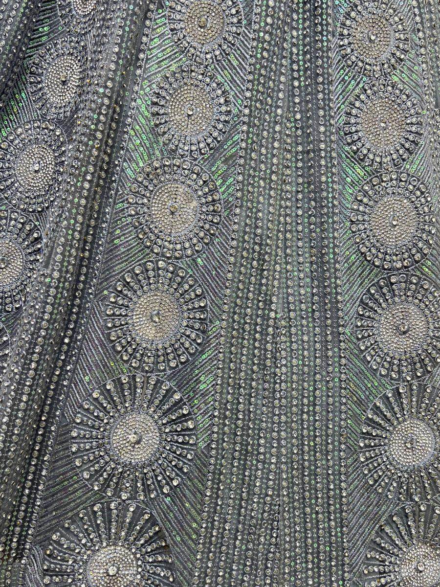 Stunning Grey Sequins Net Designer Lehenga Choli With Dupatta - Zeel Clothing